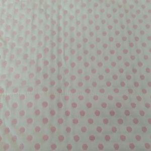 Pottery Barn Kids Pink Chenille Dot Curtain